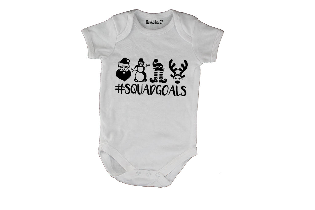 Christmas Squad Goals - Baby Grow
