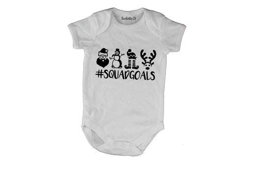 Christmas Squad Goals - Baby Grow