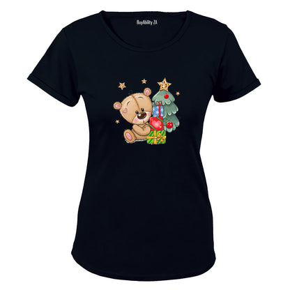 Christmas Teddy - Ladies - T-Shirt