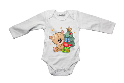 Christmas Teddy - Baby Grow
