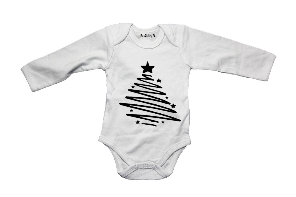 Christmas Tree Sketch - Baby Grow