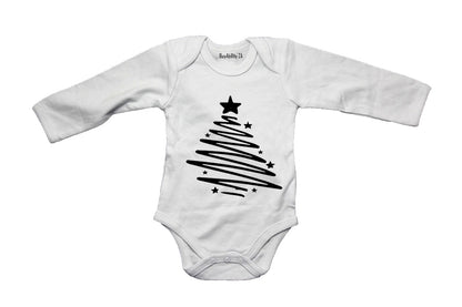 Christmas Tree Sketch - Baby Grow