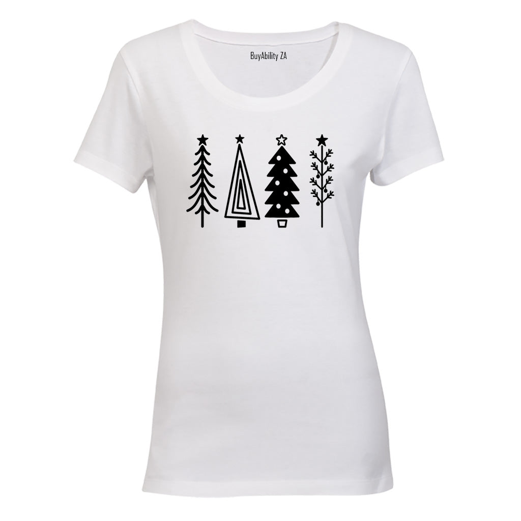 Christmas Trees - Ladies - T-Shirt