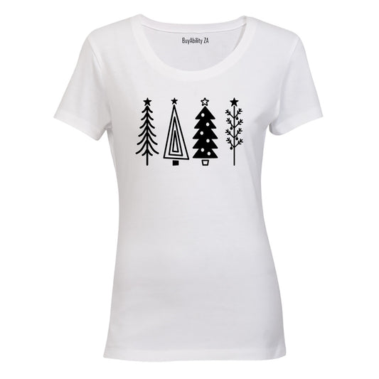 Christmas Trees - Ladies - T-Shirt