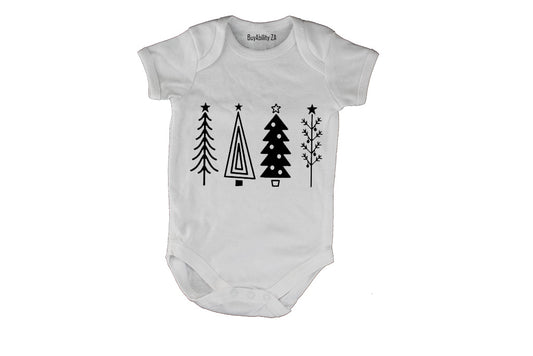 Christmas Trees - Baby Grow