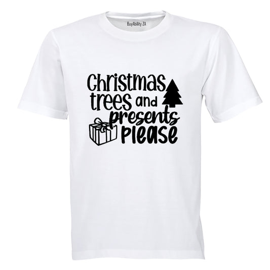 Christmas Trees and Presents - Kids T-Shirt