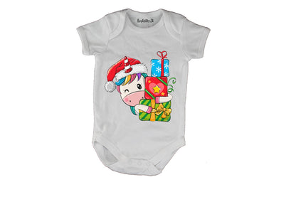 Christmas Unicorn - Baby Grow