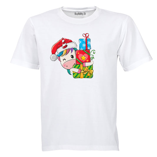Christmas Unicorn - Kids T-Shirt