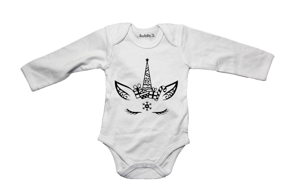 Christmas Unicorn - Baby Grow