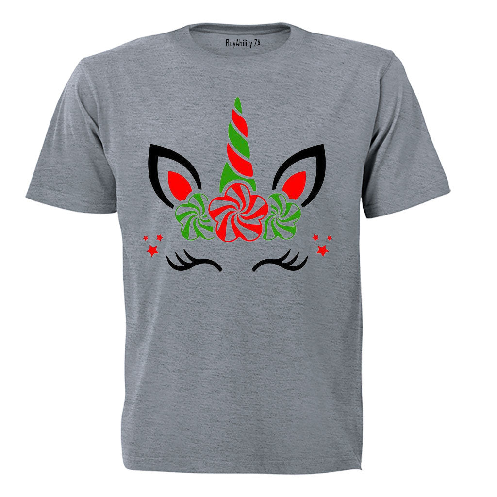 Colourful Christmas Unicorn - Kids T-Shirt