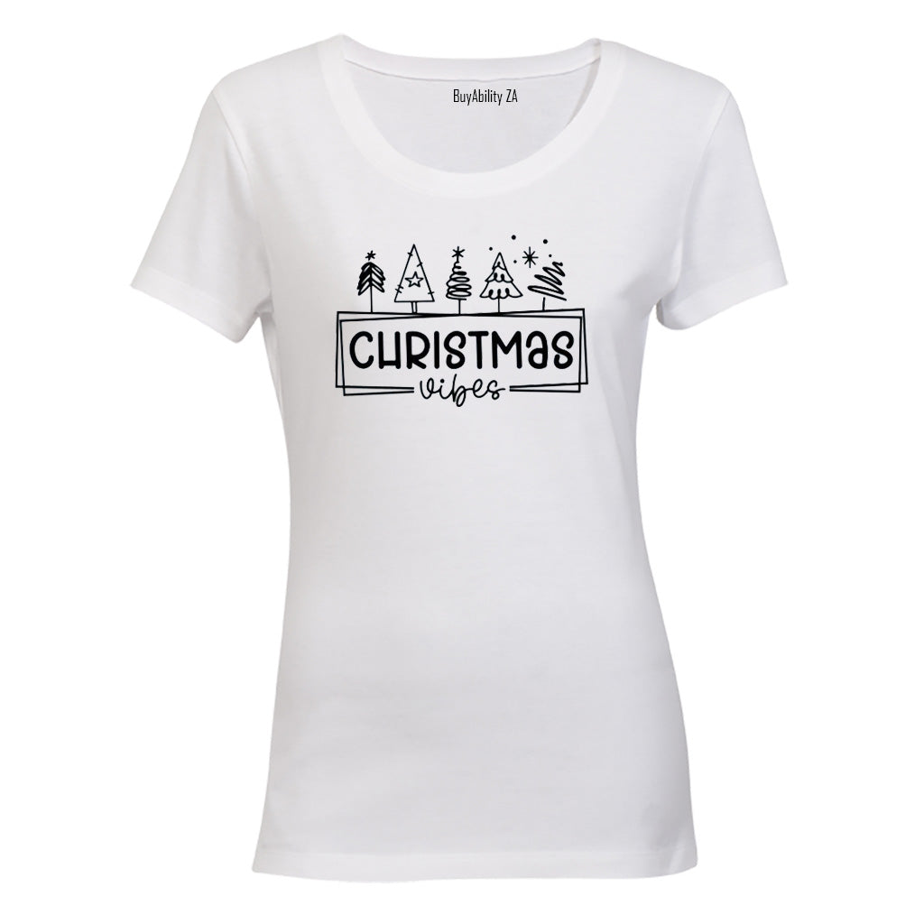 Christmas Vibes - Rectangular - Ladies - T-Shirt