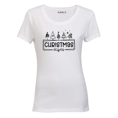 Christmas Vibes - Rectangular - Ladies - T-Shirt
