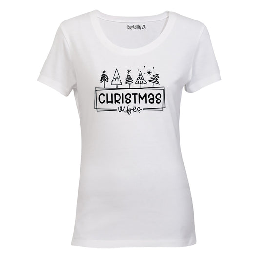 Christmas Vibes - Rectangular - Ladies - T-Shirt