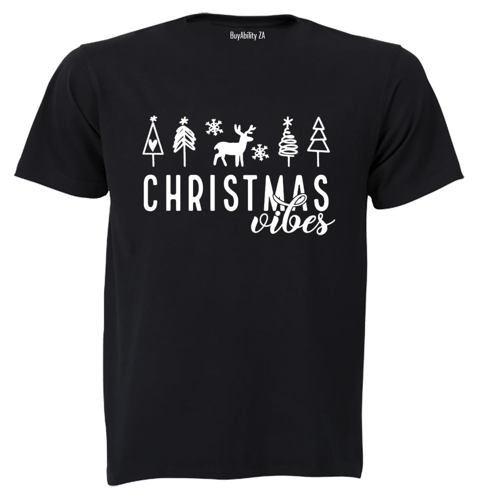 Christmas Vibes - Reindeer - Kids T-Shirt