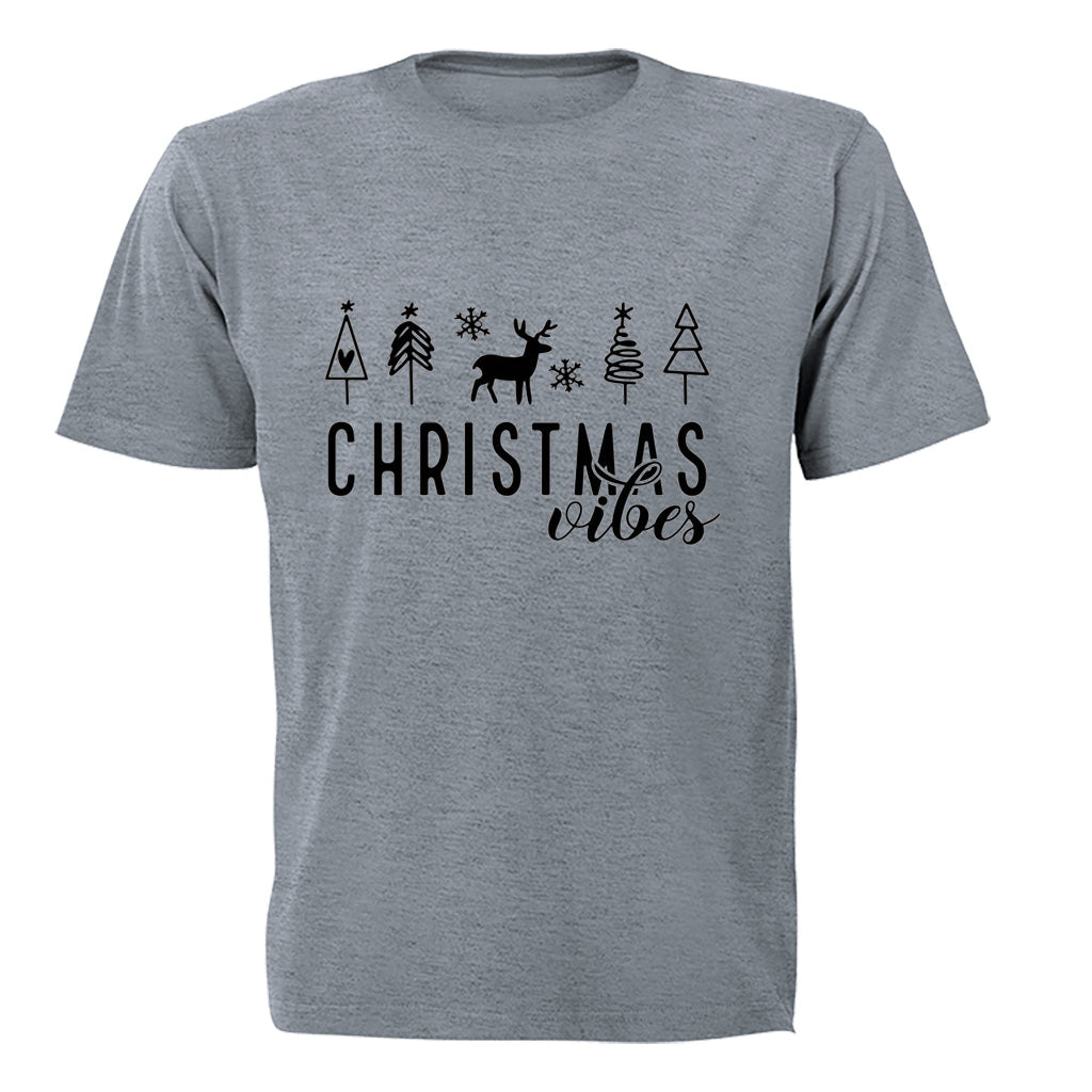 Christmas Vibes - Reindeer - Adults - T-Shirt - BuyAbility South Africa