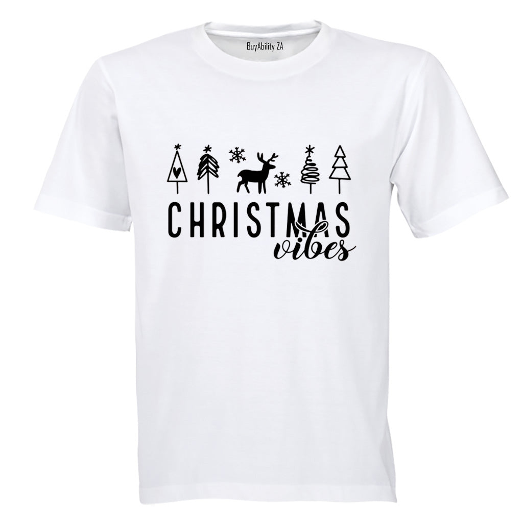 Christmas Vibes - Reindeer - Adults - T-Shirt