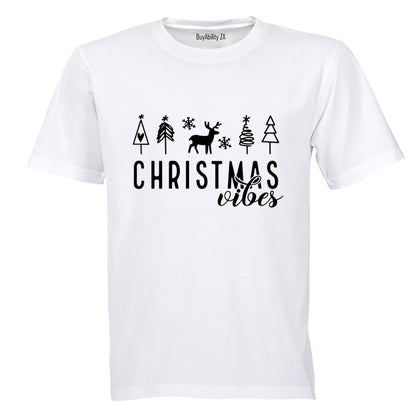 Christmas Vibes - Reindeer - Adults - T-Shirt