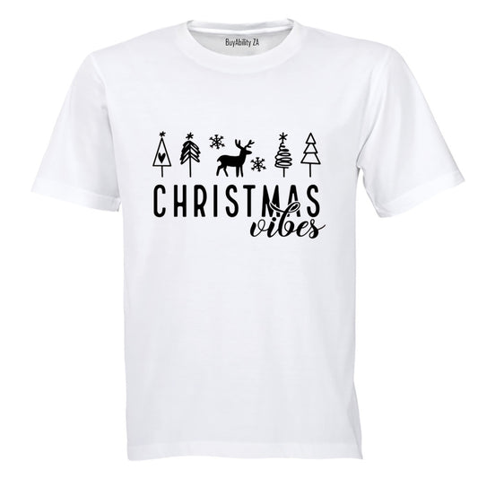 Christmas Vibes - Reindeer - Kids T-Shirt