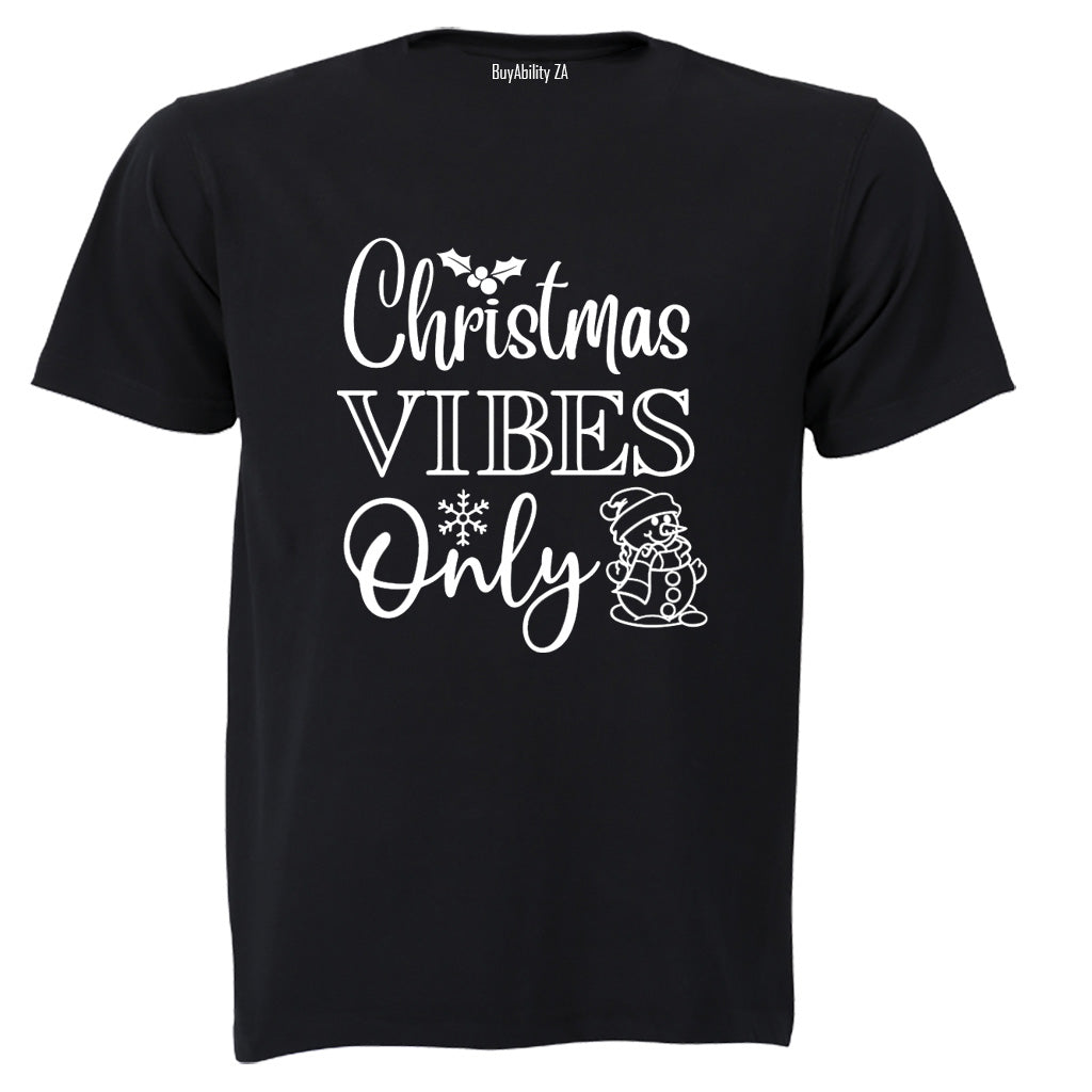 Christmas Vibes - Snowman - Kids T-Shirt
