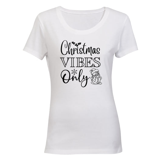 Christmas Vibes - Snowman - Ladies - T-Shirt - BuyAbility South Africa