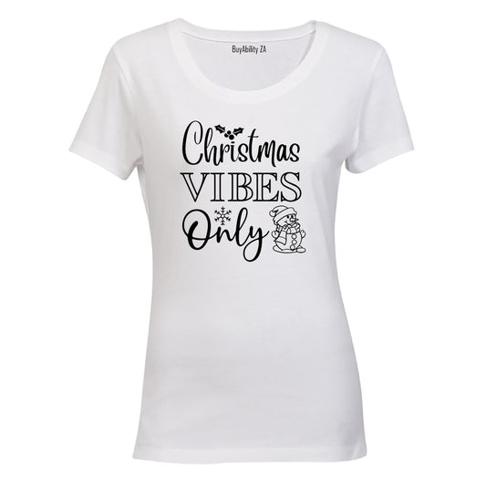 Christmas Vibes - Snowman - Ladies - T-Shirt