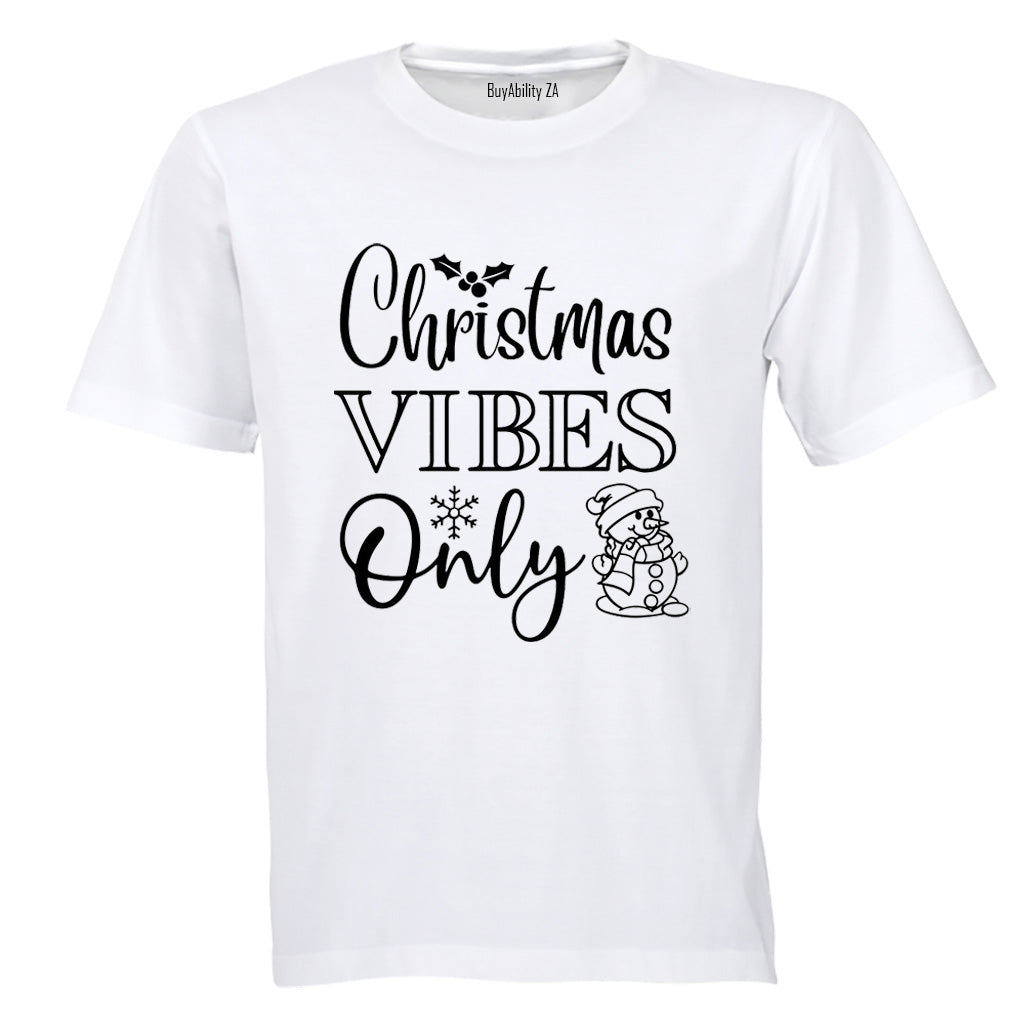 Christmas Vibes - Snowman - Kids T-Shirt