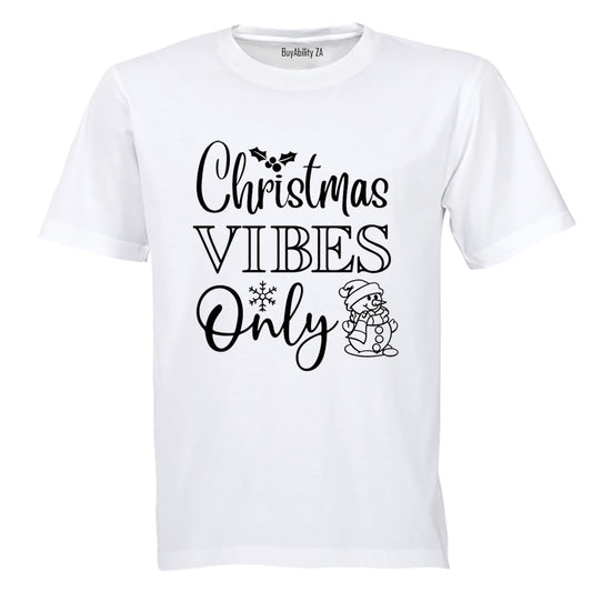 Christmas Vibes - Snowman - Adults - T-Shirt
