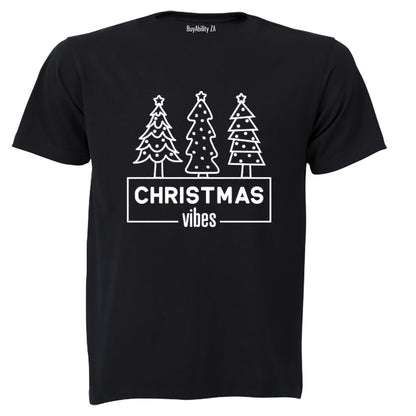 Christmas Vibes - Trees - Adults - T-Shirt