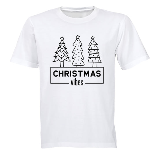 Christmas Vibes - Trees - Adults - T-Shirt - BuyAbility South Africa