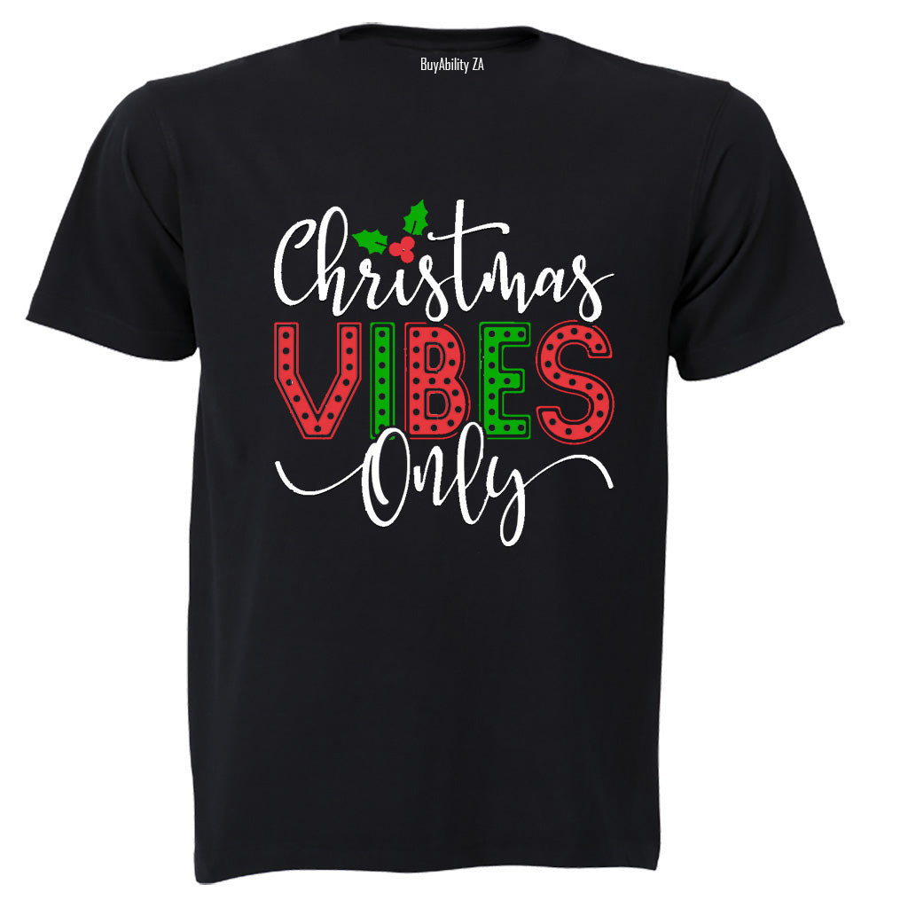 Christmas Vibes Only - Kids T-Shirt