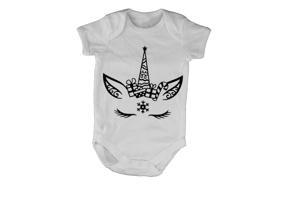 Christmas Unicorn - Baby Grow