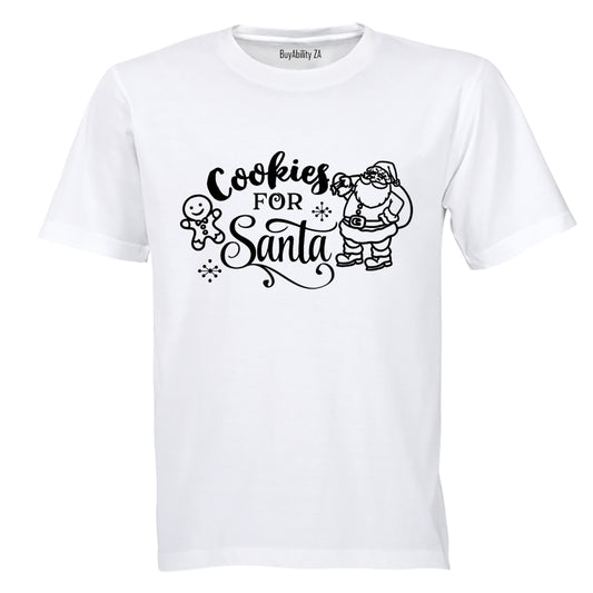 Christmas Cookies For Santa - Kids T-Shirt