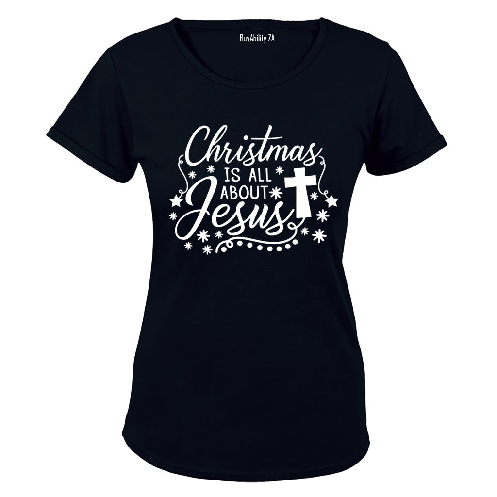 Christmas is All About Jesus - Ladies - T-Shirt