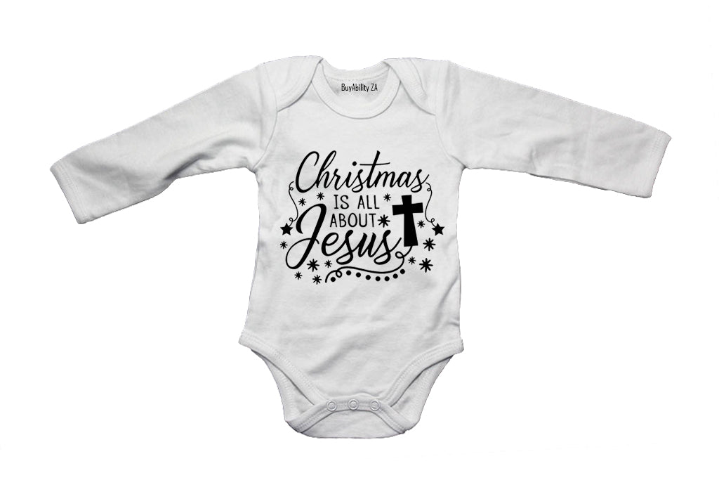 Christmas is All About Jesus - Baby Grow