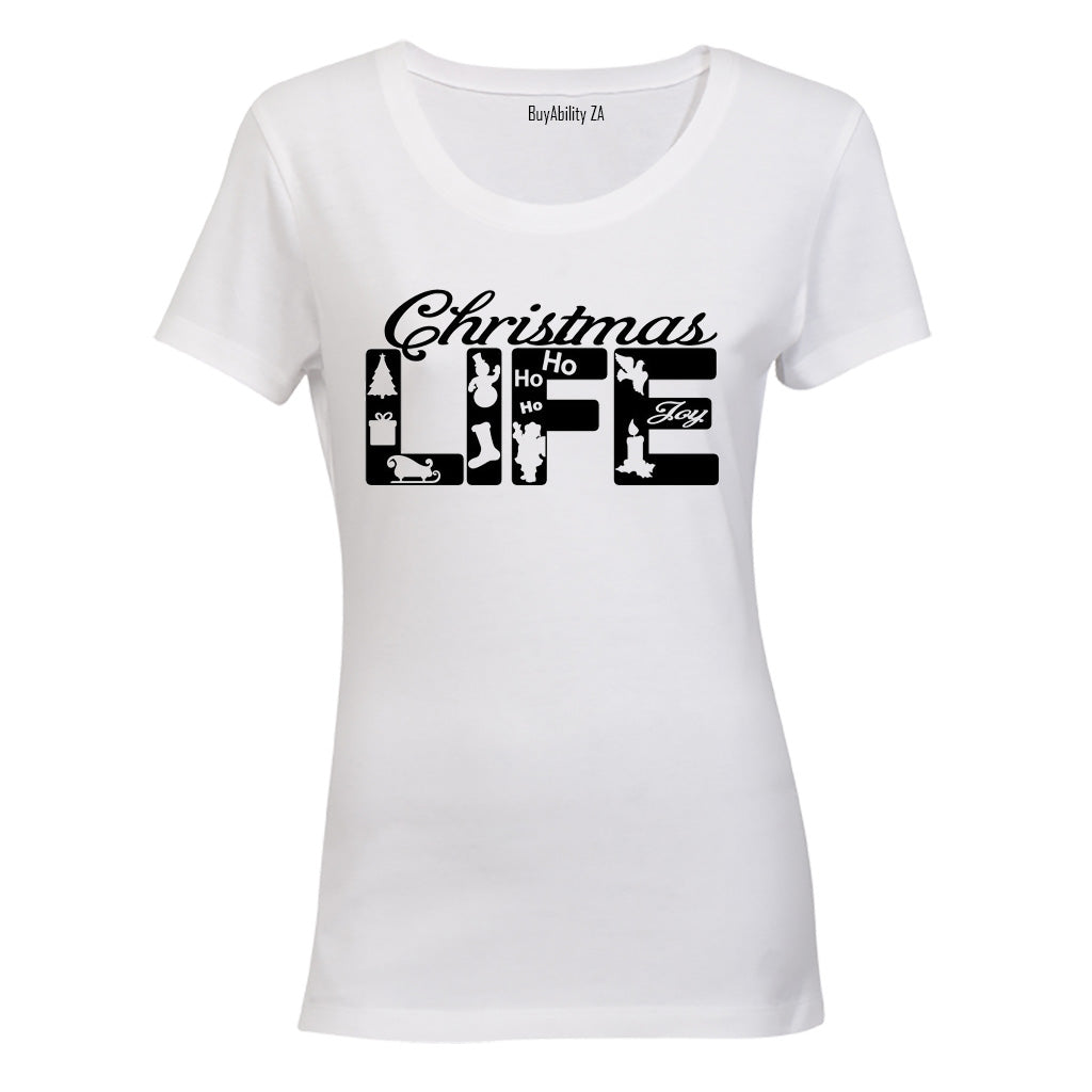 Christmas Life - Ladies - T-Shirt