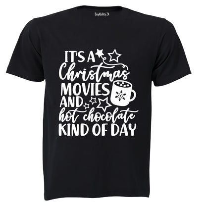 Christmas Movies and Hot Chocolate - Kids T-Shirt