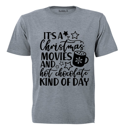 Christmas Movies and Hot Chocolate - Kids T-Shirt