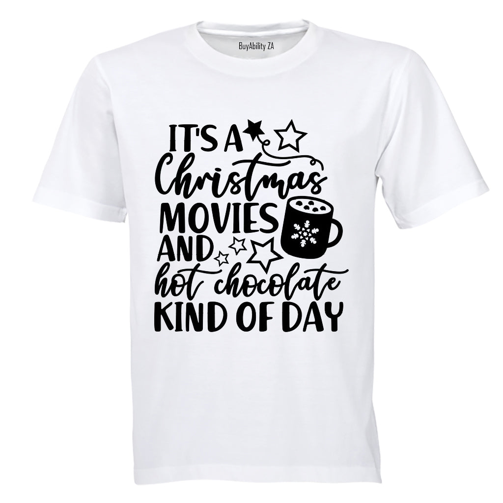 Christmas Movies and Hot Chocolate - Adults - T-Shirt