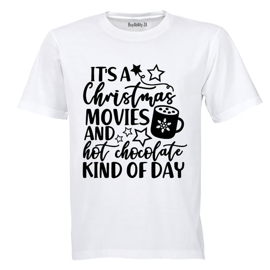 Christmas Movies and Hot Chocolate - Kids T-Shirt