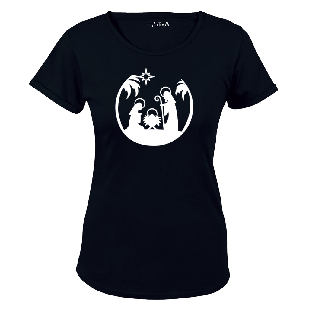 Christmas Nativity - Ladies - T-Shirt - BuyAbility