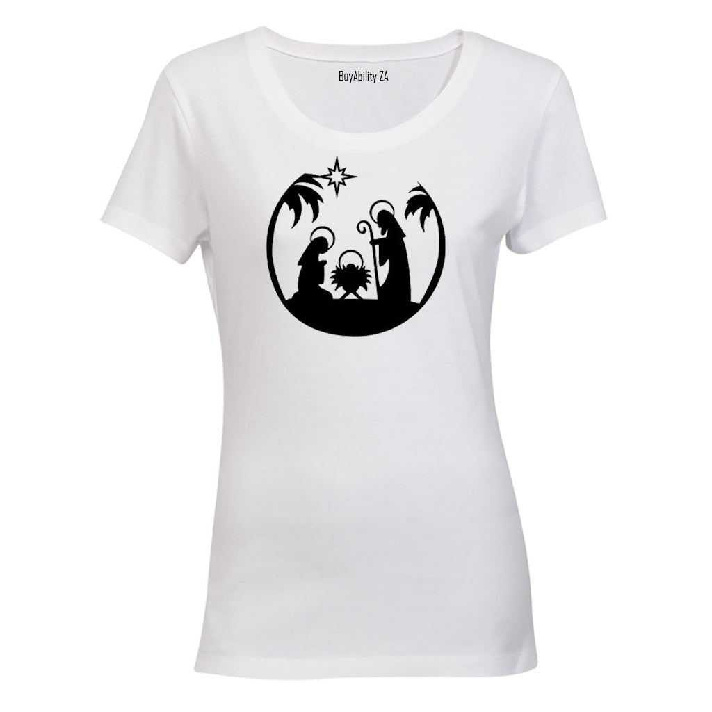 Christmas Nativity - Ladies - T-Shirt - BuyAbility