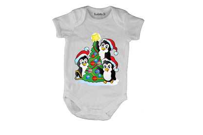 Christmas Penguins - Baby Grow