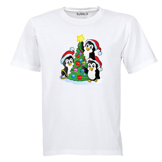 Christmas Penguins - Kids T-Shirt