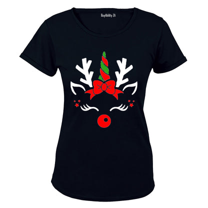 Christmas Reindeer - Ladies - T-Shirt