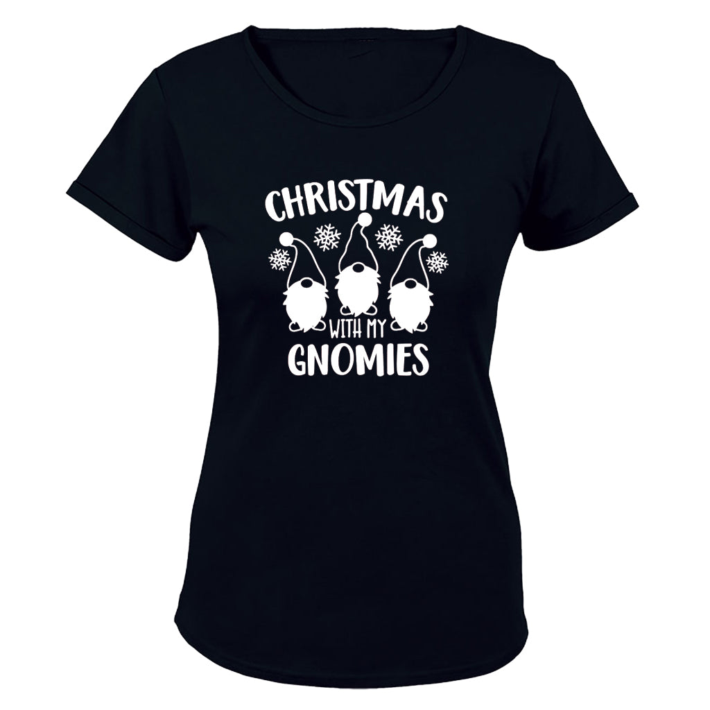 Christmas with my Gnomies - Ladies - T-Shirt - BuyAbility South Africa