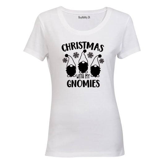 Christmas with my Gnomies - Ladies - T-Shirt