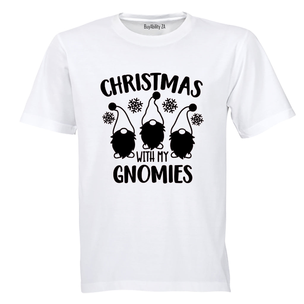 Christmas with my Gnomies - Adults - T-Shirt