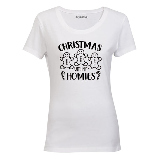 Christmas with my Homies - Cookie - Ladies - T-Shirt
