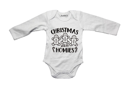 Christmas with my Homies - Cookie - Baby Grow