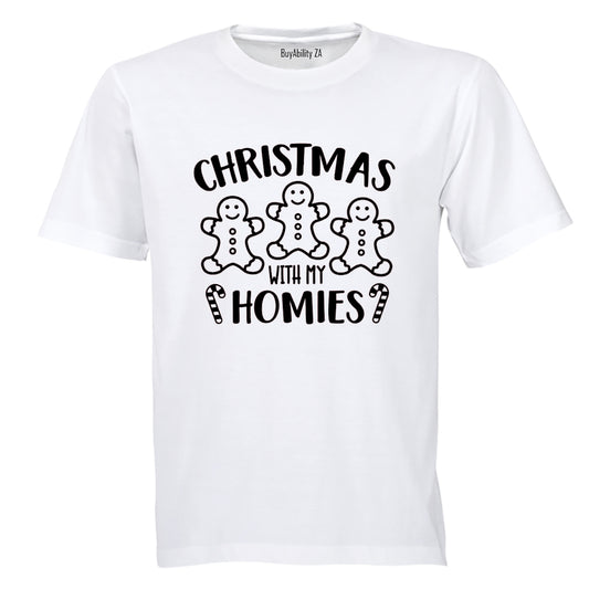 Christmas with my Homies - Cookie - Adults - T-Shirt